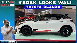 Sabse Sporty Budget Toyota Hatchback -Kadak Looks 🥵 | 2023 Auto Expo | MotorBeam हिंदी