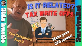 Make Your CPA Sweat ! | Tax Categories Part 2 #ninjanation #sidehustle