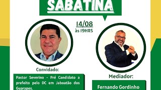 1º SABATINA CONSERVADORA - JABOATÃO DOS GUARARAPES 14/08/20