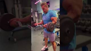 JAY CUTLER BARBELL CURLS