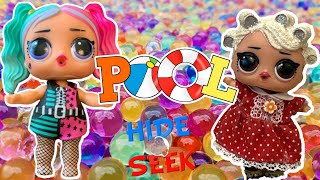 HIDE AND SEEK IN ORBEEZ POOL! 🏊🏊🏊🏊