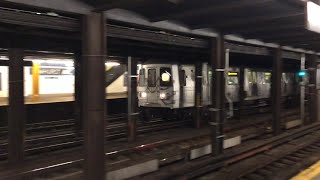 [MTA NYC Subway] R46 and R160 (F) Express Trains at Elmhurst Av