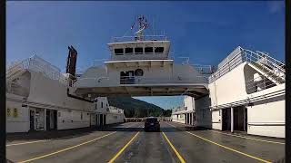 Arriving to Fulford Harbour Ferry Terminal (Salt Spring Island, BC) & boarding ferry "Skeena Queen".