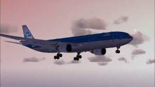 [FSX] KLM A330-300 Smooth Evening Landing at Amsterdam (EHAM)