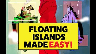 How to Digitally Draw Floating Islands Using Photoshop