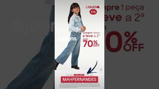 Use o código MAHFERNANDES + cupom MINHAJEANS  #CEA