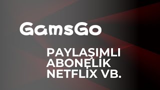 Paylaşımlı abonelik sistemi 3.49$ başlayan fiyatlarla GamsGo nedir?