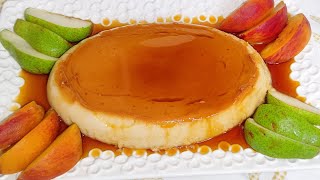 📍#كريم_كاراميل بدون بيض بدون كريمة ولا في الفرن رووووعة في المذاق 😍🤤✨ 🍮Crème caramel🍮