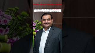 Facts about Gautam Adani #gautamadani #india #facts #youtubeshorts #youtube #shorts #business #rich