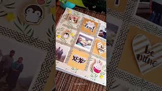 XO Layout | Scrapbook | Layout Ideas for Couple Scrapbook | Anniversary Scrapbook | Day 2