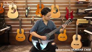 DEMO Guitar Classic YAMAHA C40 BL (đen) | Guitar cổ điển |  Nhaccutiendat.VN