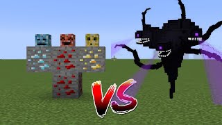 what if you create an ORES BOSS VS WITHER STORM in MINECRAFT #764