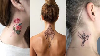 35 Neck Tattoos You Will Instantly Fall In Love With -  Cool Neck Tattoo Ideas For Girls