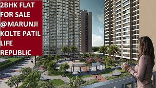 |2BHK 800 SQ FT APARTMENT FOR RE SALE AT KOLTEPATIL LIFE REPUBLIC TOWNSHIP MARUNJI PUNE| 9322124256