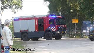 brandweer Schaijk met spoed naar ongeval in het hoessenbos in Berghem