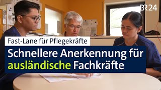 Pflegekräfte kommen auf der "Fast Lane" – doch Probleme bleiben | Abendschau | BR24