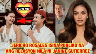 JERICHO ROSALES AT JANINE GUTIERREZ CONFIRM NA ANG RELASYON! #viralvideo #trending