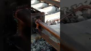 Wielding rail track