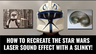 How to Create a STAR WARS Sound Effect Using a Slinky - Mr Pauller