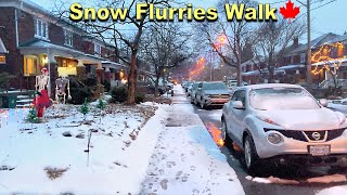 Toronto SNOWFALL Walk in East York (January 2024) Ontario Canada Winter Weather