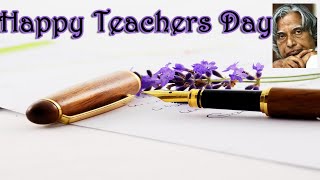 Teachers day special Dr  APJ Abdul Kalam | Teachers' day card and quotes | Whatsapp status 2020