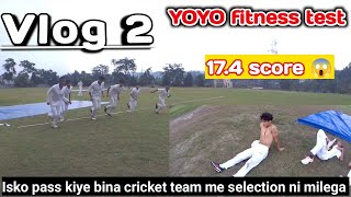 yoyo test score 17+ at cricket academy of pathans vlog 2 #quick_cricket_skill