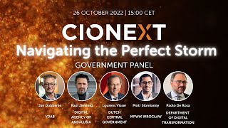 EDLOTY CIONEXT Government Panel: Navigating the Perfect Storm