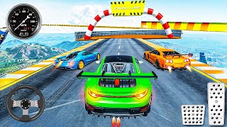 High Mega Ramp Car Stunts Games - Jump On Sky High Mega Ramp Tracks - Android GamePlay