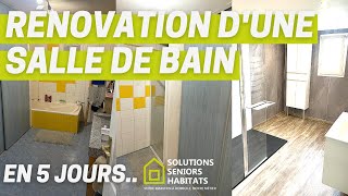 RENOVATION D'UNE SALLE DE BAIN EN 5 JOURS A SELONCOURT