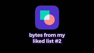 beta bytes from my liked list #2 (compilation)