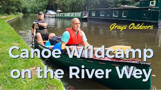 Canoe Wildcamp on th River Wey