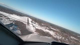 Power-off 180 in Piper Archer at Beverly, MA (KBVY)