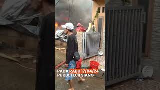 kebakaran di sebuah toko perabotan (semi permanen) di Gang Beringin,