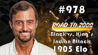 Road to 2000 #978 - 1905 ELO - Chess.com Blitz 3+0 - Black vs. King's Indian Attack