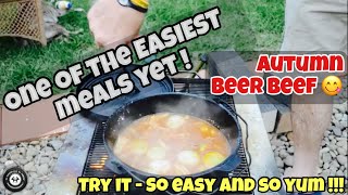 SUPER YUM Autumn Beer Beef - easy camp oven meal that you'll love ! S4 Ep 5