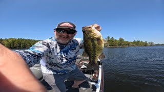 Fishing Damariscotta Lake 5-13-23 #fishing #bassfishing #bass