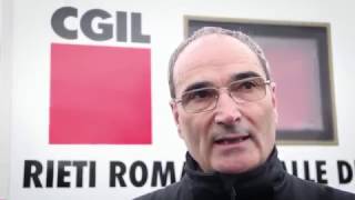 Il sindacato dei pensionati della Cgil ad Amatrice