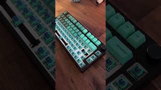 Epomaker TH80 Pro keyboard with Glorious keycaps