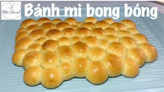 BÁNH MÌ BONG BÓNG| Không cần nhào bột | thơm ngon mềm xốp | Mi Tu Channel