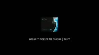 how it feels to chew 5 gum