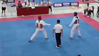 kejurnas danrem cup2.festival senior U68kg putra🔴Moh bintang(TRC)juara.#tkd#danrem#kejurnas