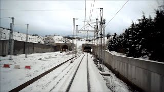 Cab ride Kallidromo Tunnel - Bridge ΣΓ 26 - Tempi Tunnel - [344]