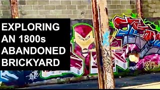 EXPLORING AN ABANDONED 1800s BRICKYARD WITH AWESOME GRAFFITI - Kingston, NY