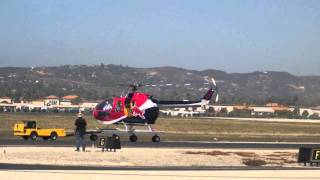 Corsair chasing Zeros, Red Bull Helicopter, Warbirds, Camarillo Airshow 2011