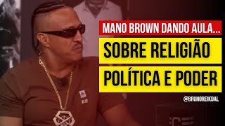 REACT MANO BROWN DANDO AULA DE RELIGIÃO E POLÍTICA