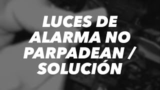 Las luces no parpadean al activar la alarma - Volkswagen Jetta A4 / Clásico