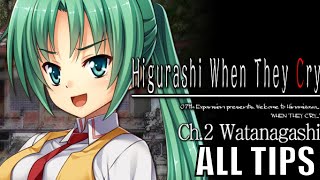 Higurashi When They Cry Ch.2 Watanagashi - All Tips