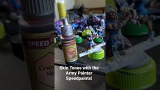 Quick Skin Tone Options with Army Painter Speedpaints! #shorts