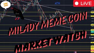 MILADY MEME COIN  JASMY COIN  BTC  $NFK  CAW  CRONOS  DEFI   \ MARKET WATCH \   ***WE ARE LIVE***