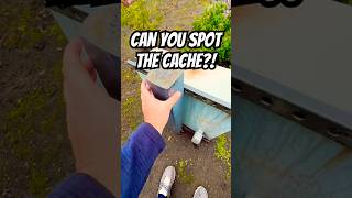 Would you ever think to look HERE for a Geocache? Be careful if you do! ⚠️